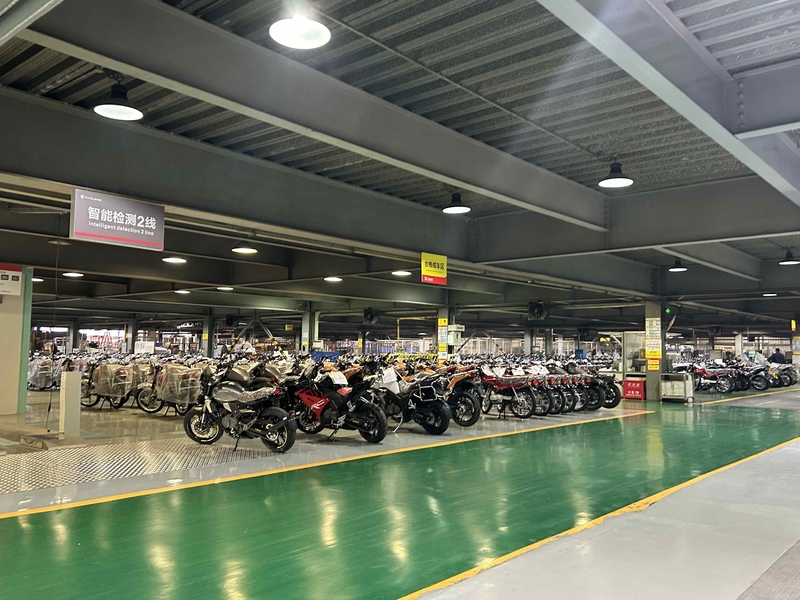 Chongqing Qiyuan Motorcycle Co., Ltd productielijn van de fabrikant