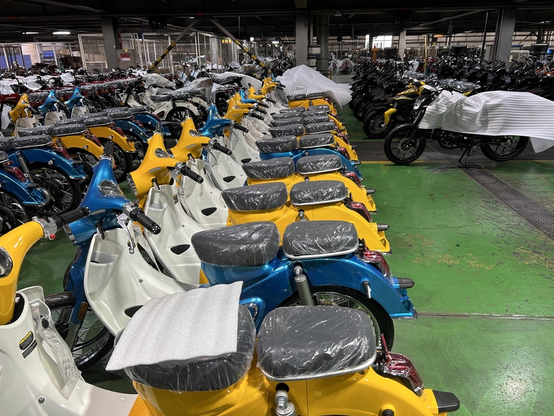 Chongqing Qiyuan Motorcycle Co., Ltd productielijn van de fabrikant
