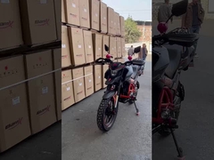 Speedometer en Odometer uitgerust Dual Sport Motorcycle met waterkoeling motor